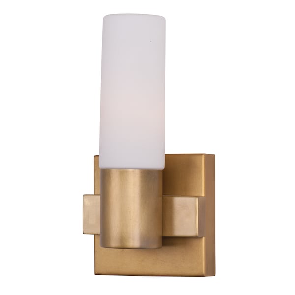 Maxim Lighting Contessa 1-Light 5" Wide Natural Aged Brass Wall Sconce 22411SWNAB - main